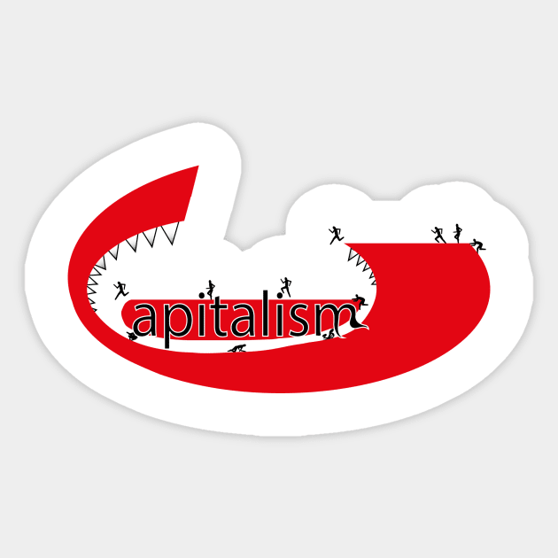 Capitalism Sticker by Radagas